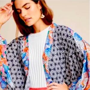 Anthropologie Calista Cocoon Kimono Cover Up